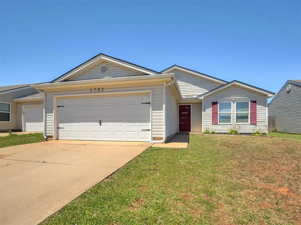 Front exterior — 1705 NW 145th Street, Edmond, OK 73013