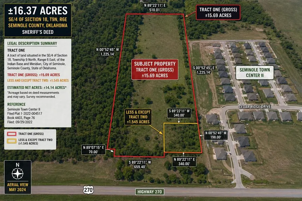 Front exterior — Cedar Ridge Road, Seminole, OK 74868