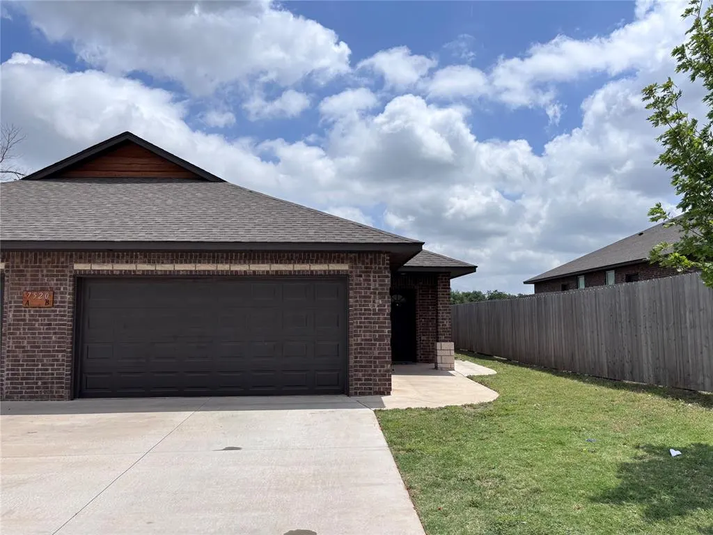 Front exterior — 7520 Redbud Villas Court B, Oklahoma City, OK 73169