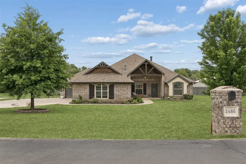 Front exterior — 2486 County Road 1202, Blanchard, OK 73010