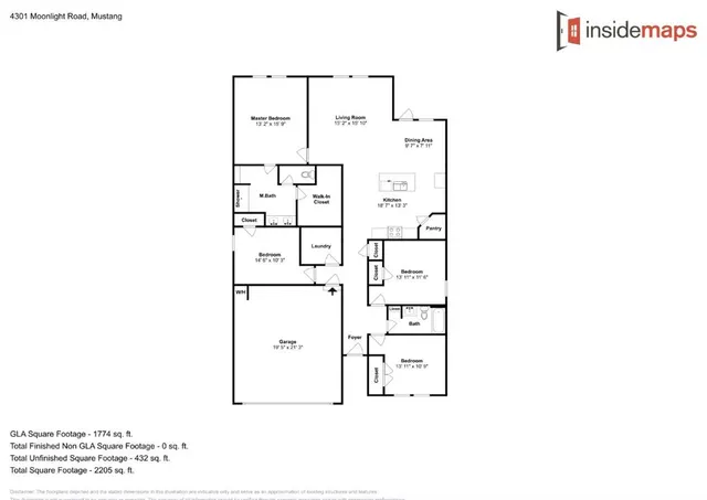 Photo 3 — 4301 Moonlight Road, Mustang, OK 73064
