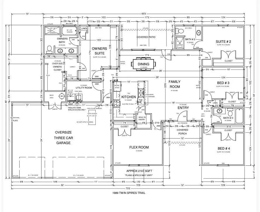 Front exterior — 1989 Twin Spires Trail, Blanchard, OK 73010
