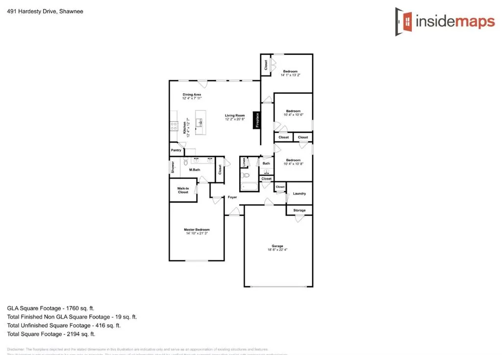 Photo 2 — 491 Hardesty Drive, Shawnee, OK 74804