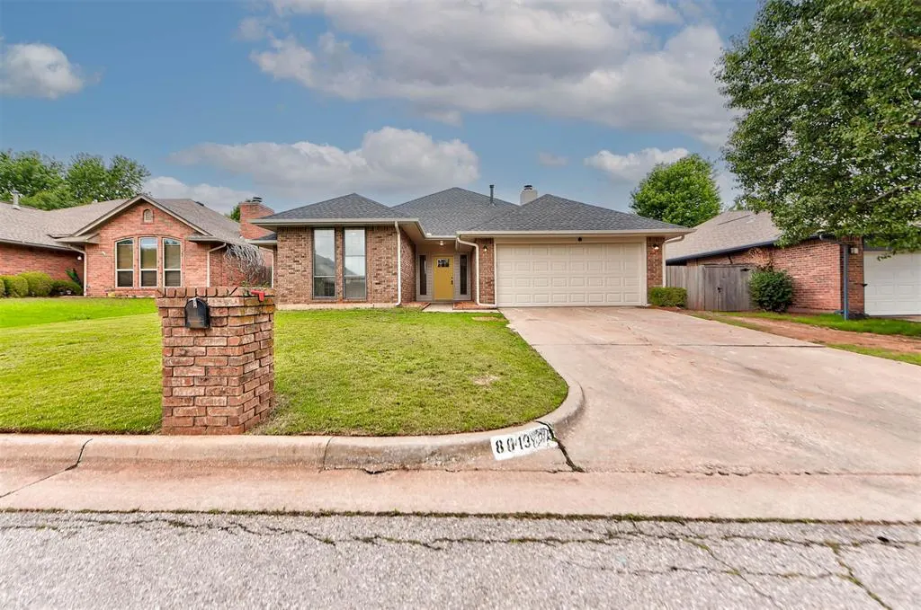 Front exterior — 8013 Wilshire Ridge Drive, Oklahoma City, OK 73132