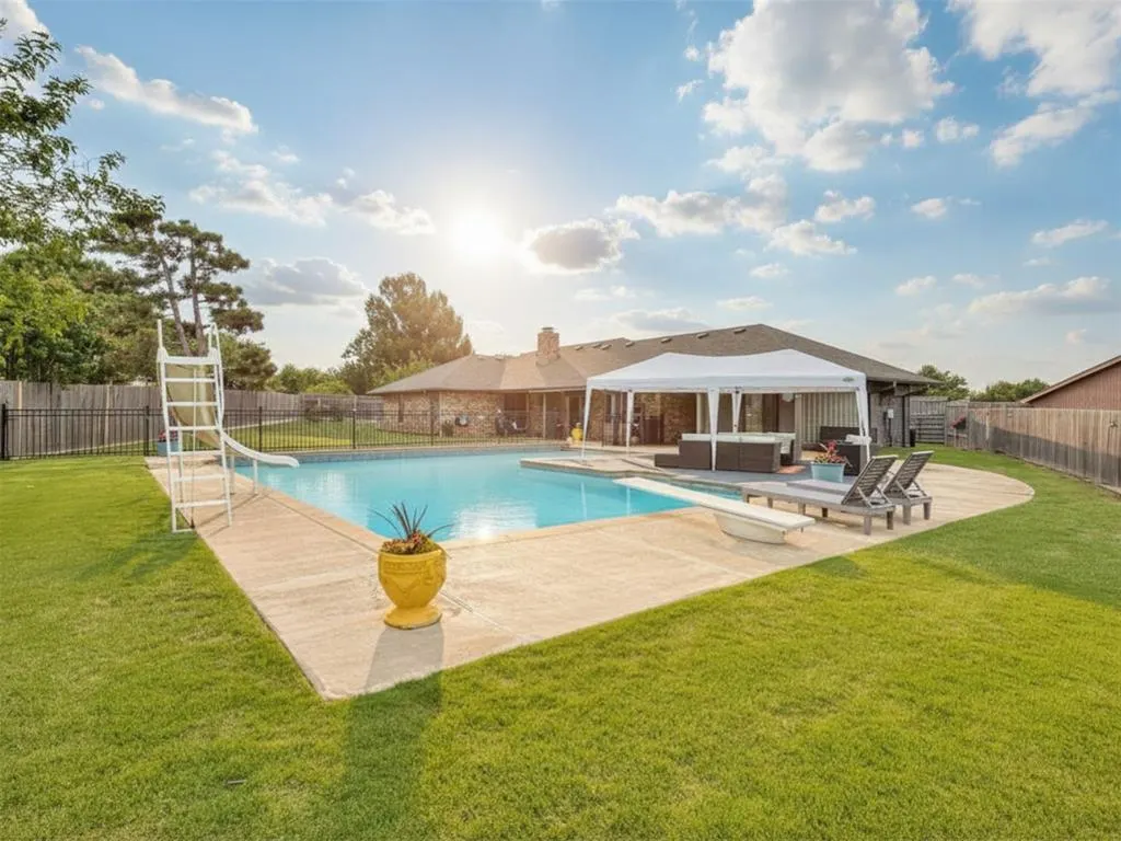 Front exterior — 10001 Brookmill Court, Oklahoma City, OK 73159