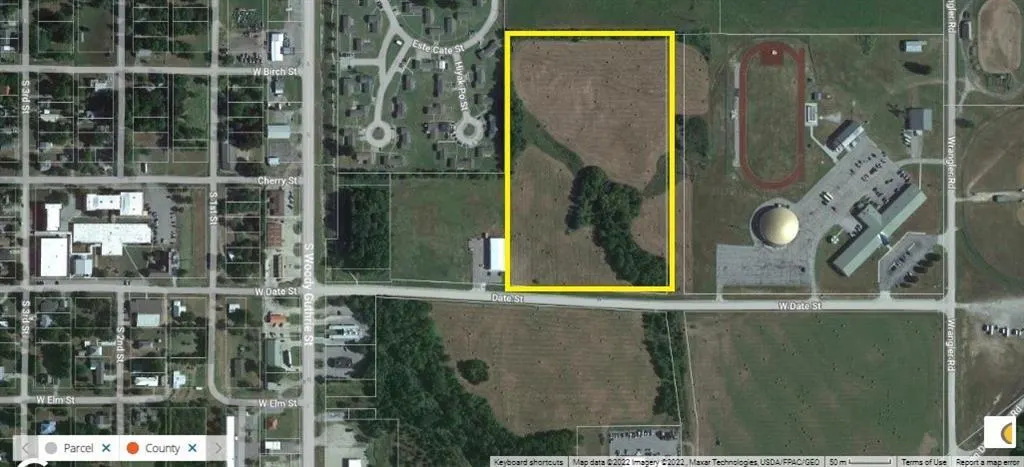Front exterior — 210 E Date Street, Okemah, OK 74859