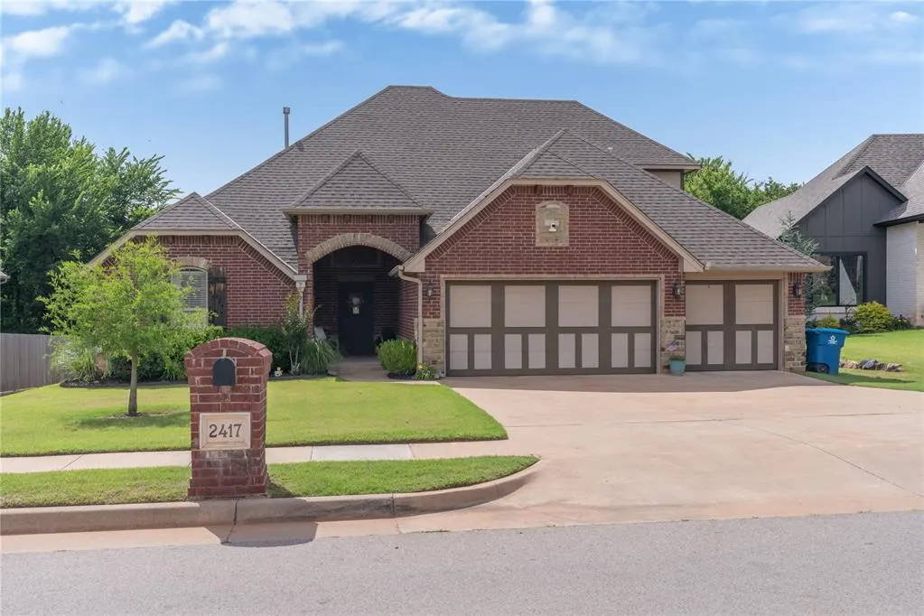 Front exterior — 2417 Twister Trail, Edmond, OK 73034