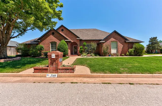 Front exterior — 2501 SW 123rd Place, Oklahoma City, OK 73170