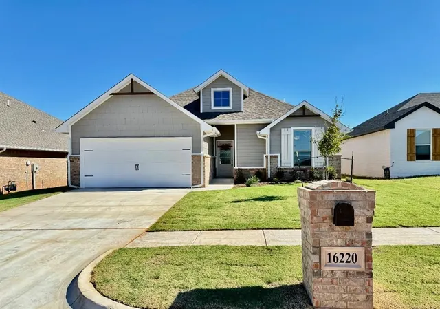 Front exterior — 16220 Marsha Drive, Edmond, OK 73013