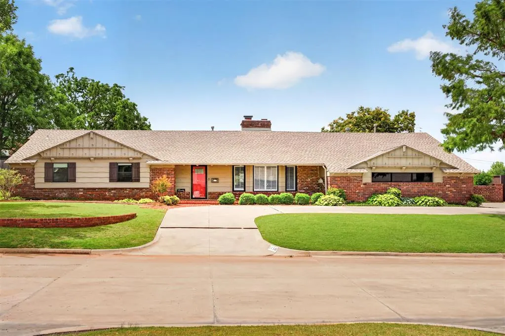Front exterior — 1410 Dorchester Drive, Oklahoma City, OK 73114