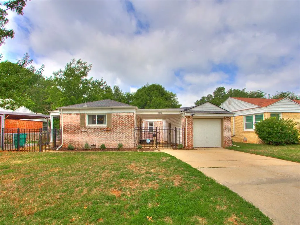 Front exterior — 4613 N Hamilton Drive, Oklahoma City, OK 73112