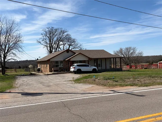 Front exterior — 20420 Valley View Road, Earlsboro, OK 74840