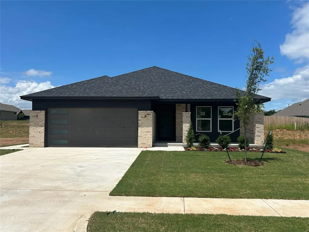 Front exterior — 1203 Honeysuckle Hollow Drive, Noble, OK 73068