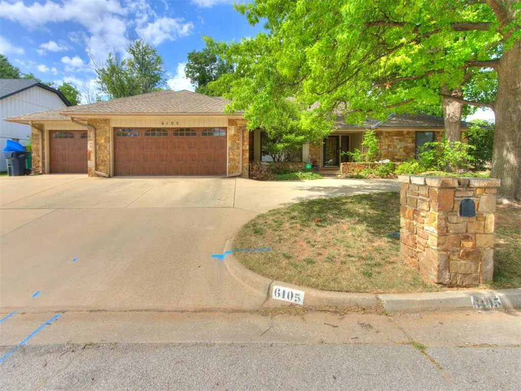 Front exterior — 6105 Sudbury Drive, Oklahoma City, OK 73162