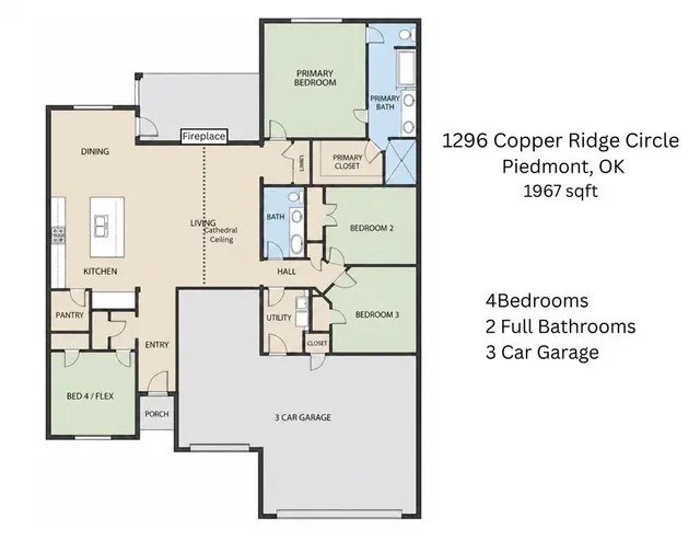 Photo 3 — 1296 Copper Ridge Circle, Piedmont, OK 73078