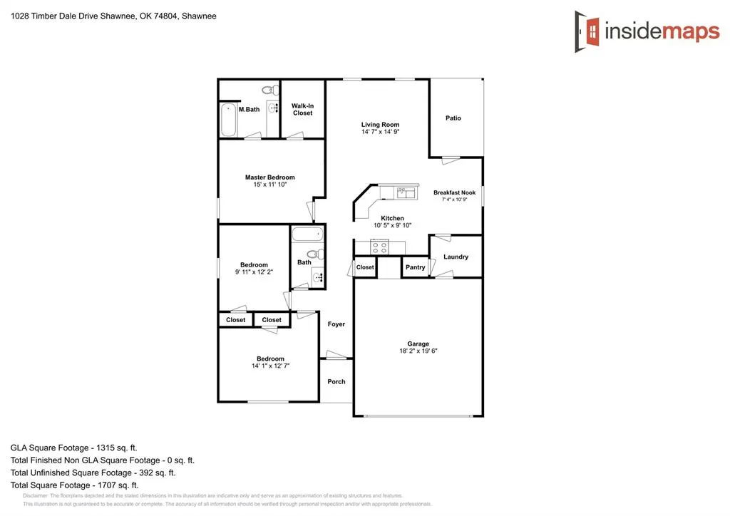 Photo 2 — 1928 Timberdale Drive, Shawnee, OK 74804