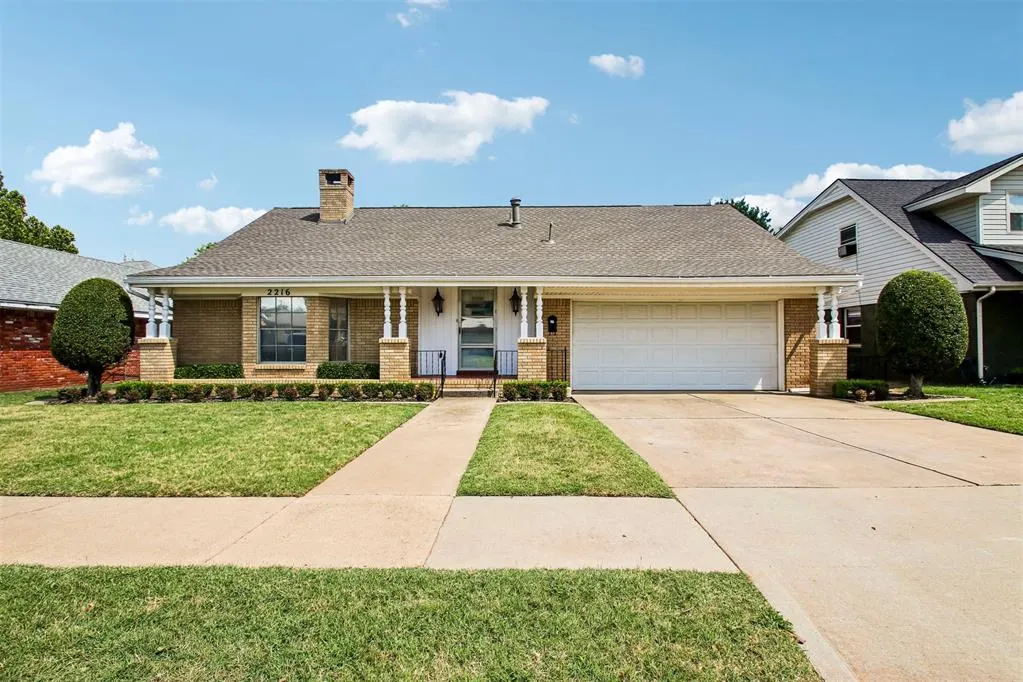 Front exterior — 2216 Laneway Drive, Oklahoma City, OK 73159