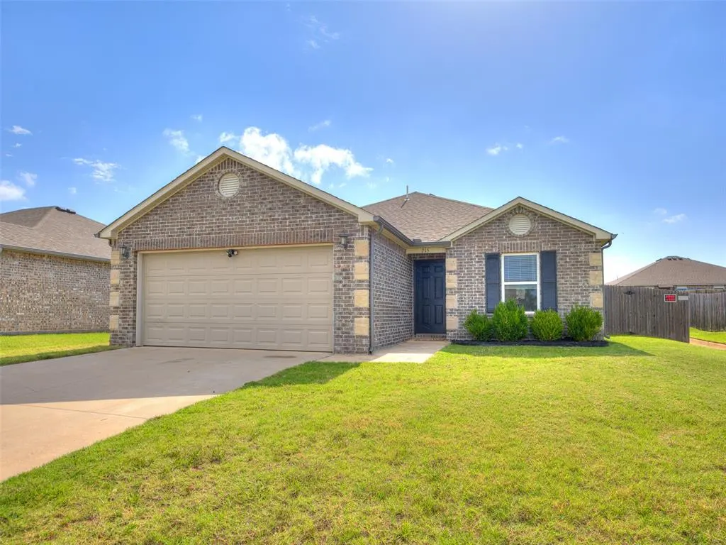 Front exterior — 215 Waterside Drive, Newcastle, OK 73065