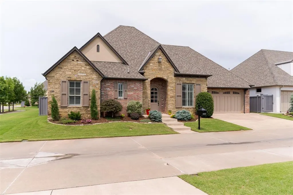 Front exterior — 16405 Bordeaux Drive, Edmond, OK 73013