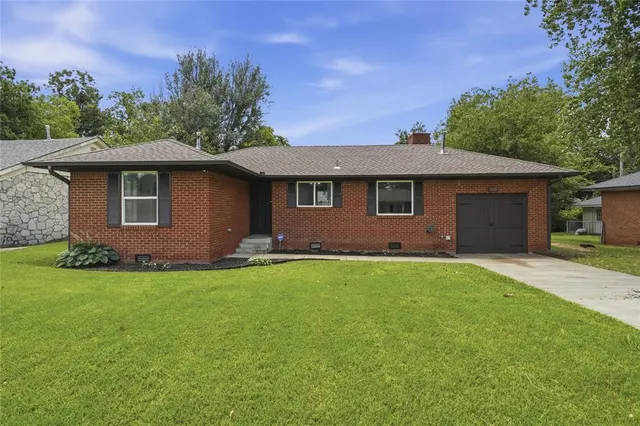 Front exterior — 1408 Oxford Way, The Village, OK 73120
