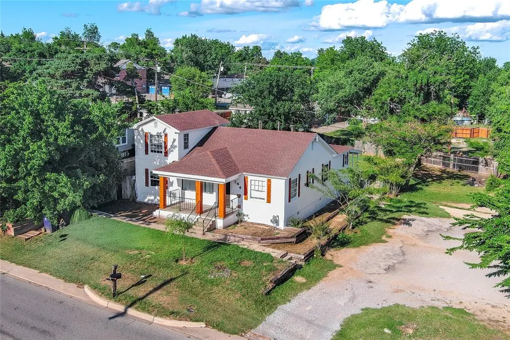 Front exterior — 744 N Meridian Avenue, Oklahoma City, OK 73107