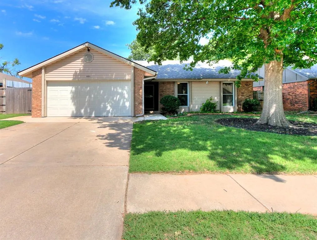 Front exterior — 621 Cypress Drive, Oklahoma City, OK 73170