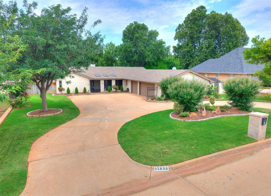 Front exterior — 12833 Cedar Springs Road, Oklahoma City, OK 73120