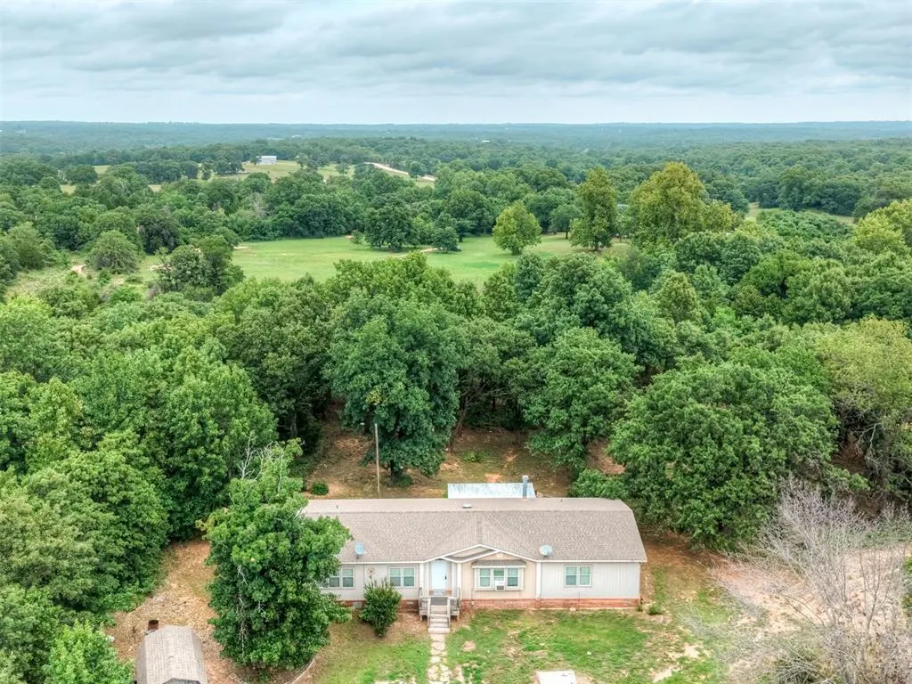 Front exterior — 36950 Little River Road, Tecumseh, OK 74873