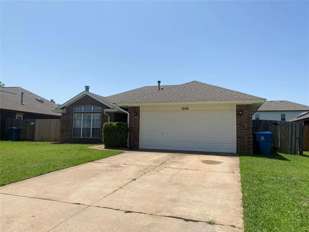 Front exterior — 1026 Dustin Drive, Edmond, OK 73003