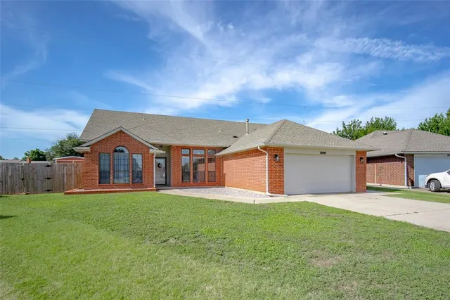 Front exterior — 10100 Donna Court, Oklahoma City, OK 73162