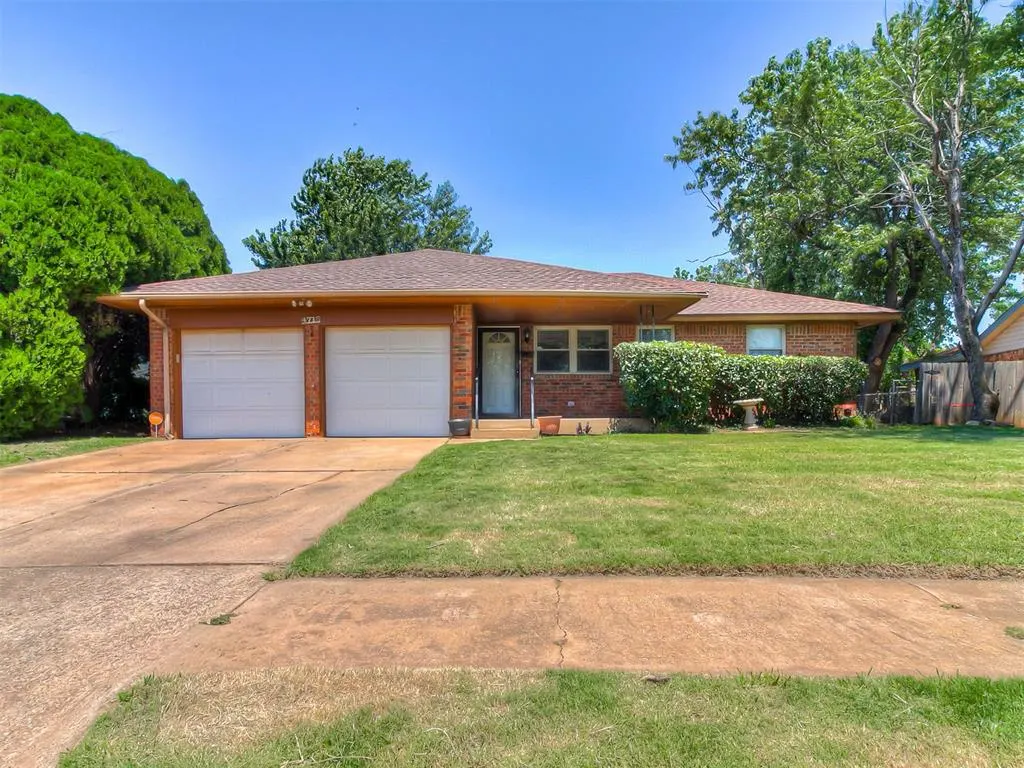 Front exterior — 4713 Lunow Drive, Oklahoma City, OK 73135