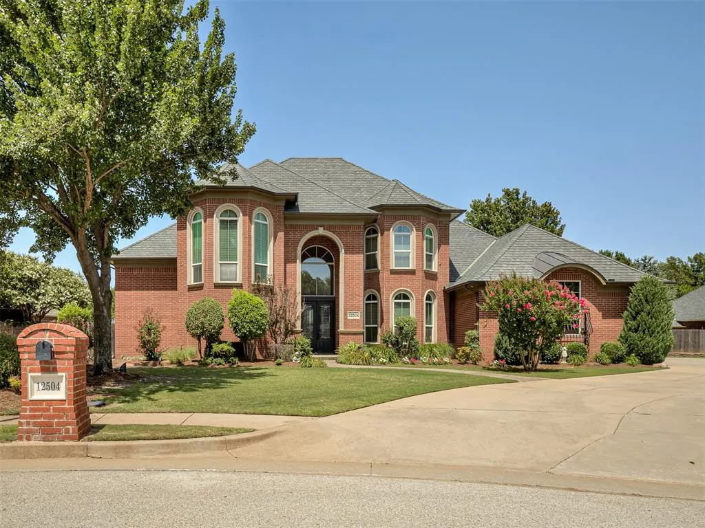 Front exterior — 12504 Shire Lane, Oklahoma City, OK 73170
