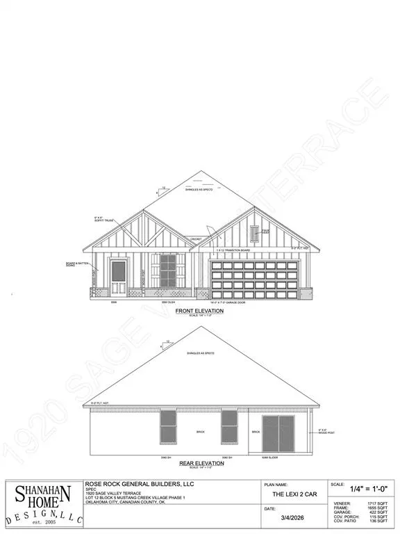 Front exterior — 1920 Sage Valley Terrace, Yukon, OK 73099