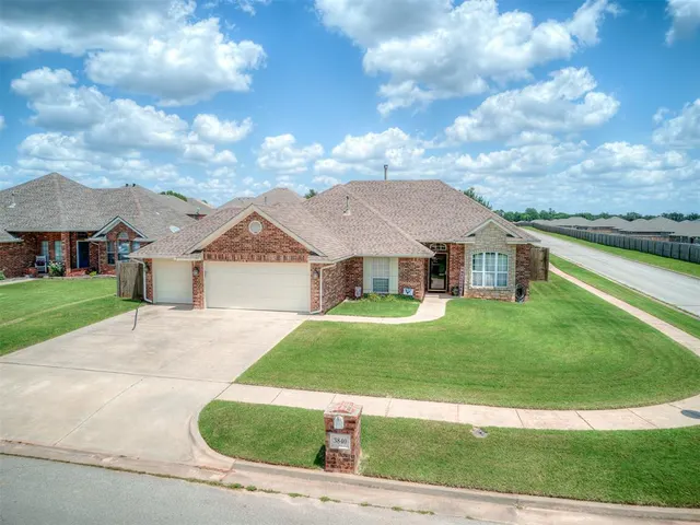 Front exterior — 3840 Pachem Avenue, Harrah, OK 73045