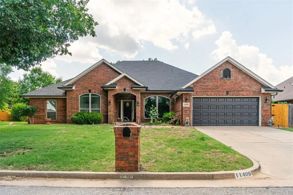 Front exterior — 11409 Pinewick Drive, Oklahoma City, OK 73162
