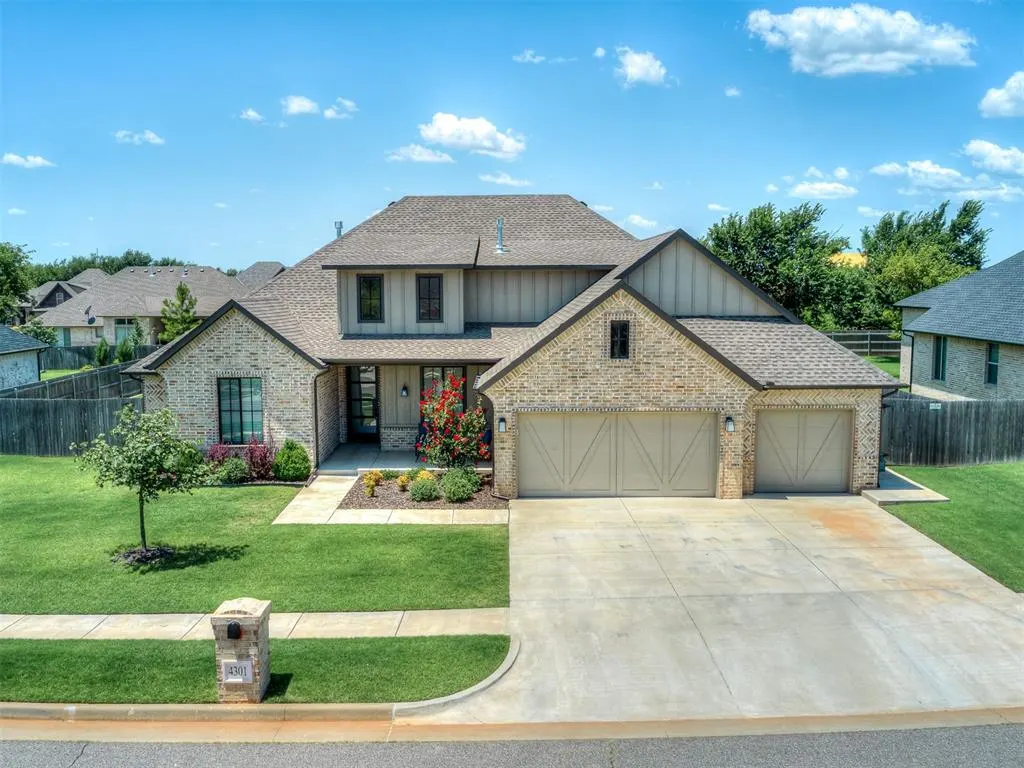 Front exterior — 4301 Hunter Glen Drive, Oklahoma City, OK 73179