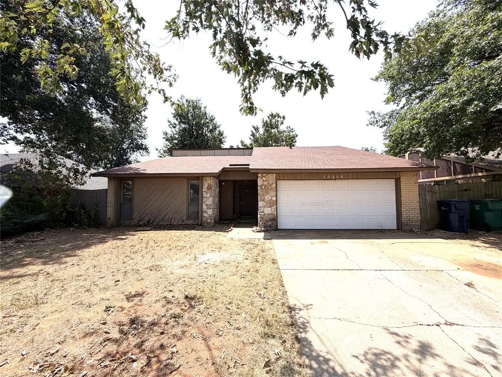 Front exterior — 10408 NW 40th Street, Yukon, OK 73099