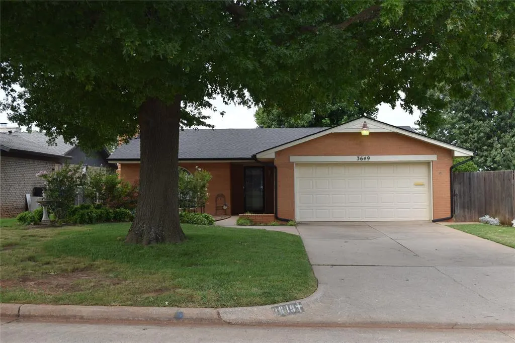 Front exterior — 3649 Sunvalley Drive, Midwest City, OK 73110