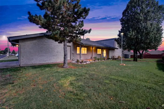 Front exterior — 5808 Hefner Village Court, Oklahoma City, OK 73162