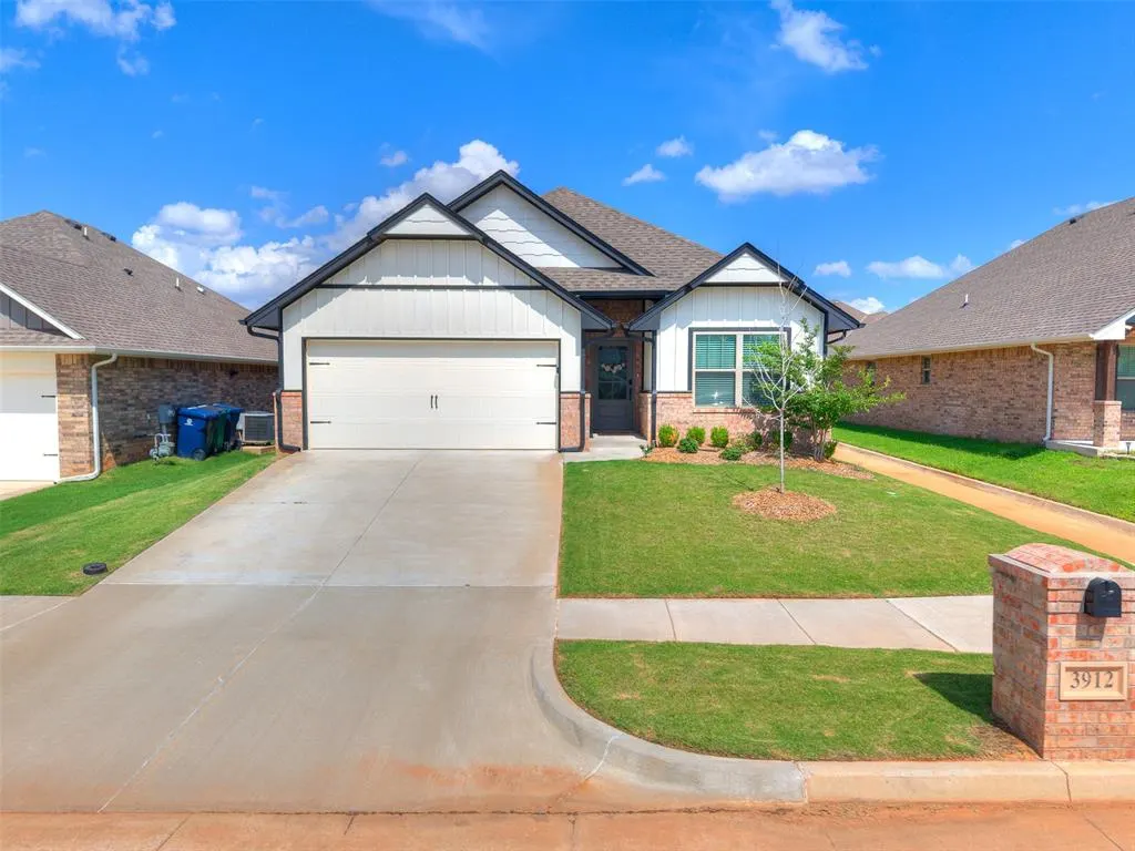 Front exterior — 3912 Palmetto Trail, Oklahoma City, OK 73179