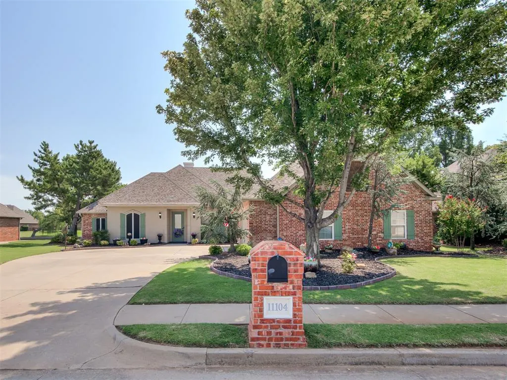 Front exterior — 11104 Shoreside Drive, Oklahoma City, OK 73170