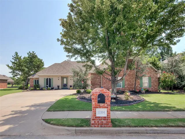 Front exterior — 11104 Shoreside Drive, Oklahoma City, OK 73170