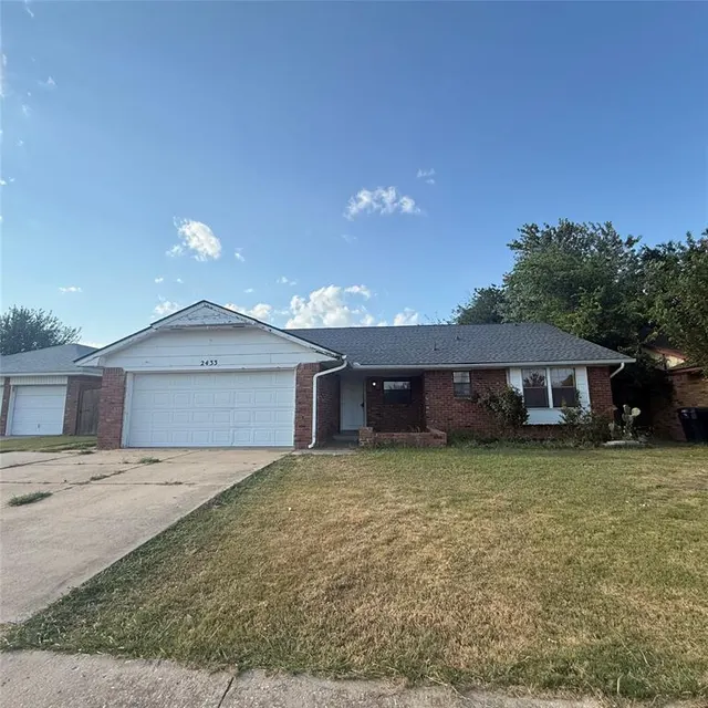 Front exterior — 2433 SW 93rd Street, Oklahoma City, OK 73159
