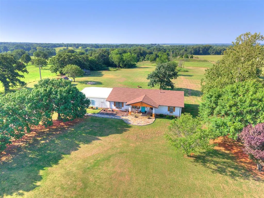 Front exterior — 17700 Box Road, Lexington, OK 73051