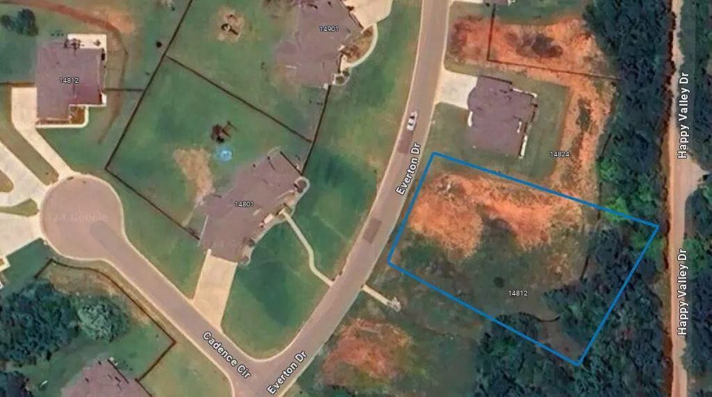 Front exterior — 14812 Everton Drive, Jones, OK 73049