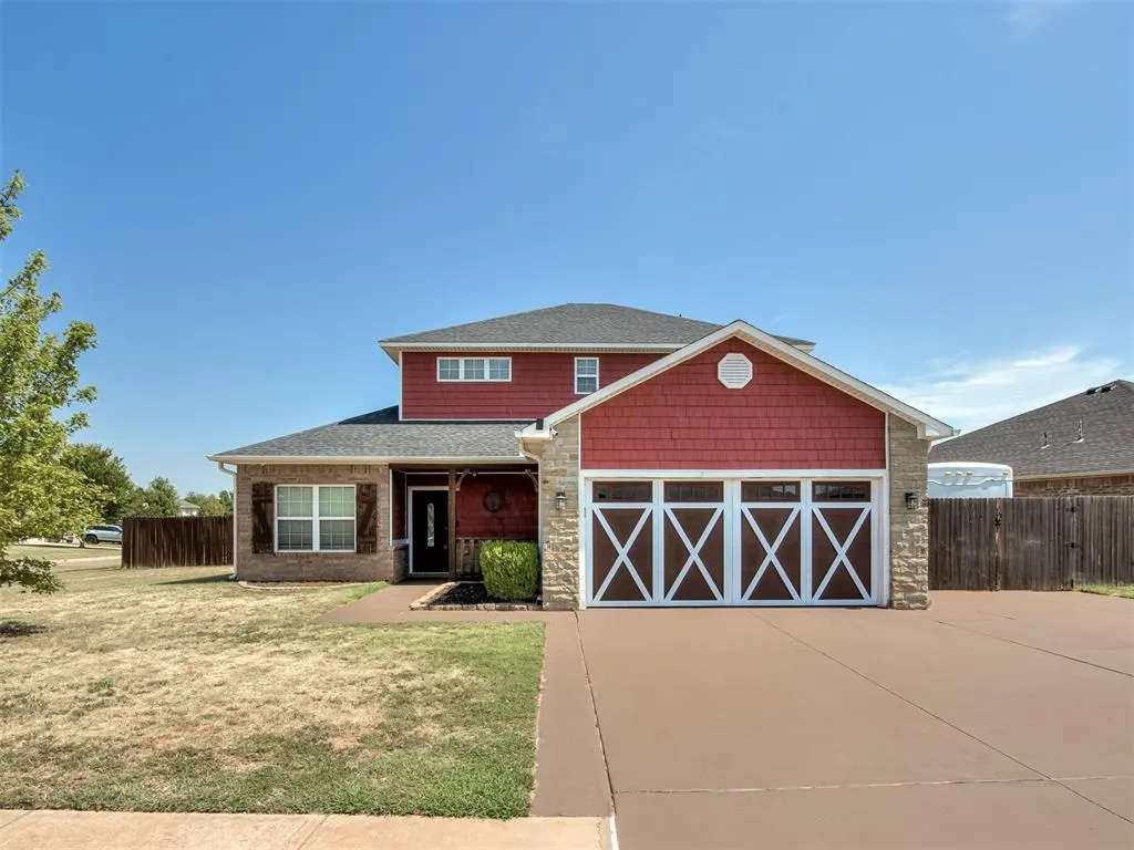 Front exterior — 11521 SW 25th Street, Yukon, OK 73099