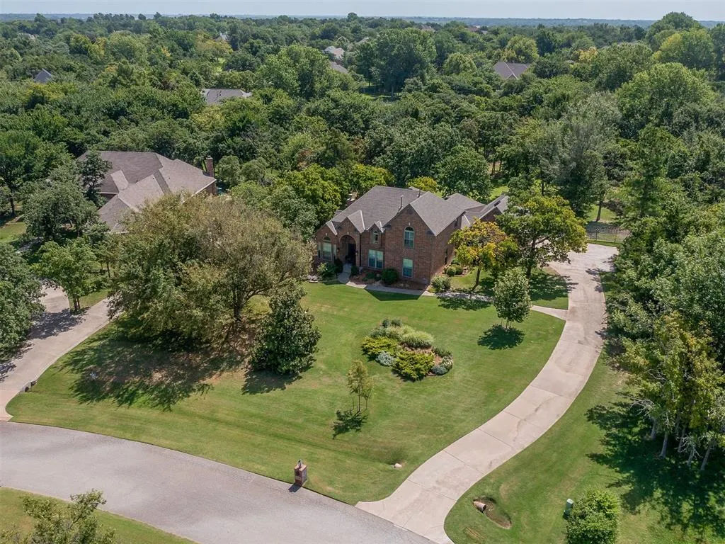 Front exterior — 10049 Hidden Hollow Lane, Oklahoma City, OK 73151