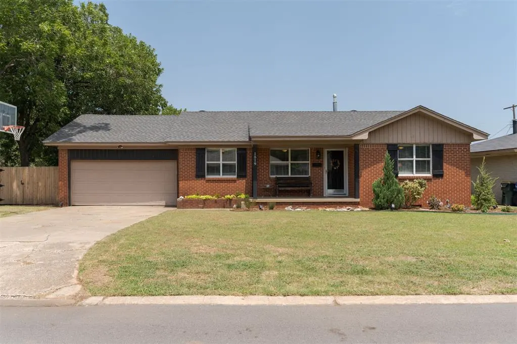 Front exterior — 1519 Carlisle Court, Oklahoma City, OK 73120