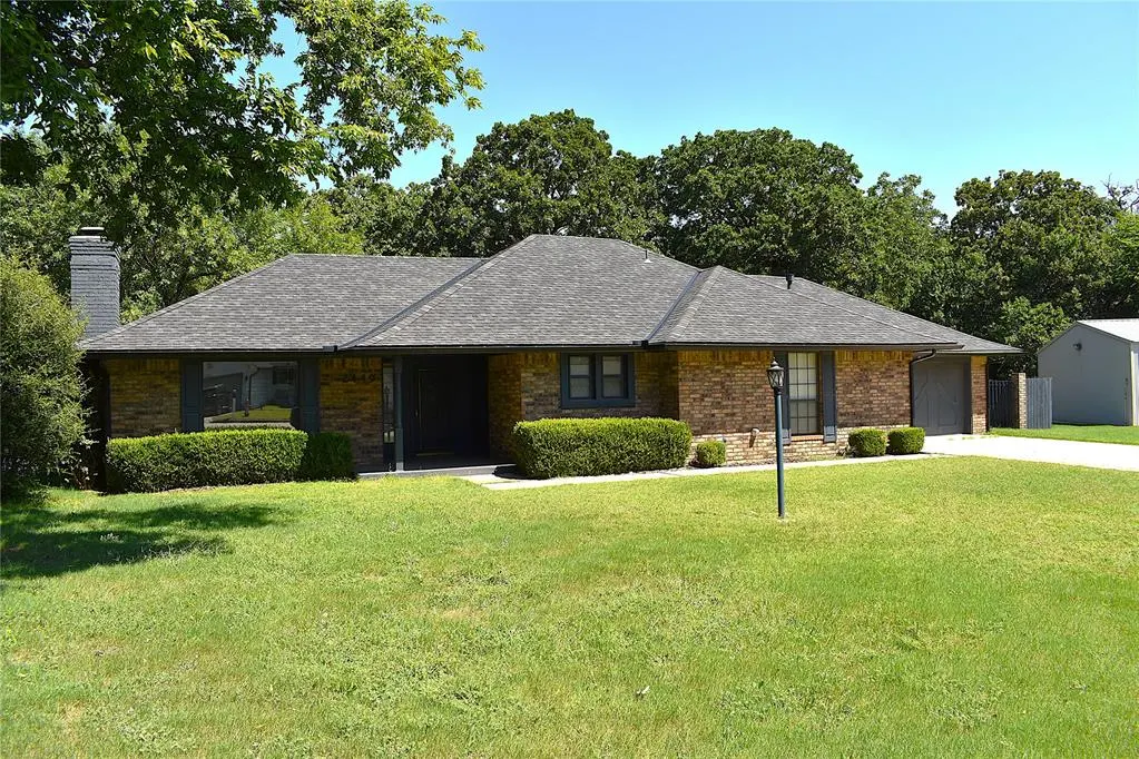Front exterior — 2449 Whispering Oak Drive, Seminole, OK 74868
