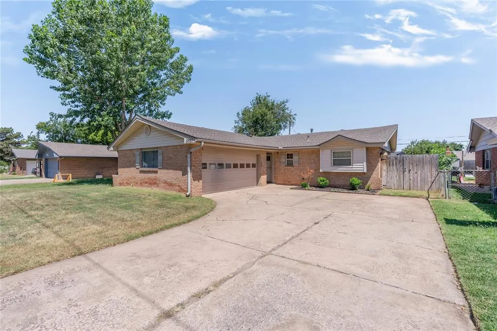 Front exterior — 5701 NW 58th Street, Warr Acres, OK 73122
